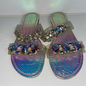 Jeweled sandals